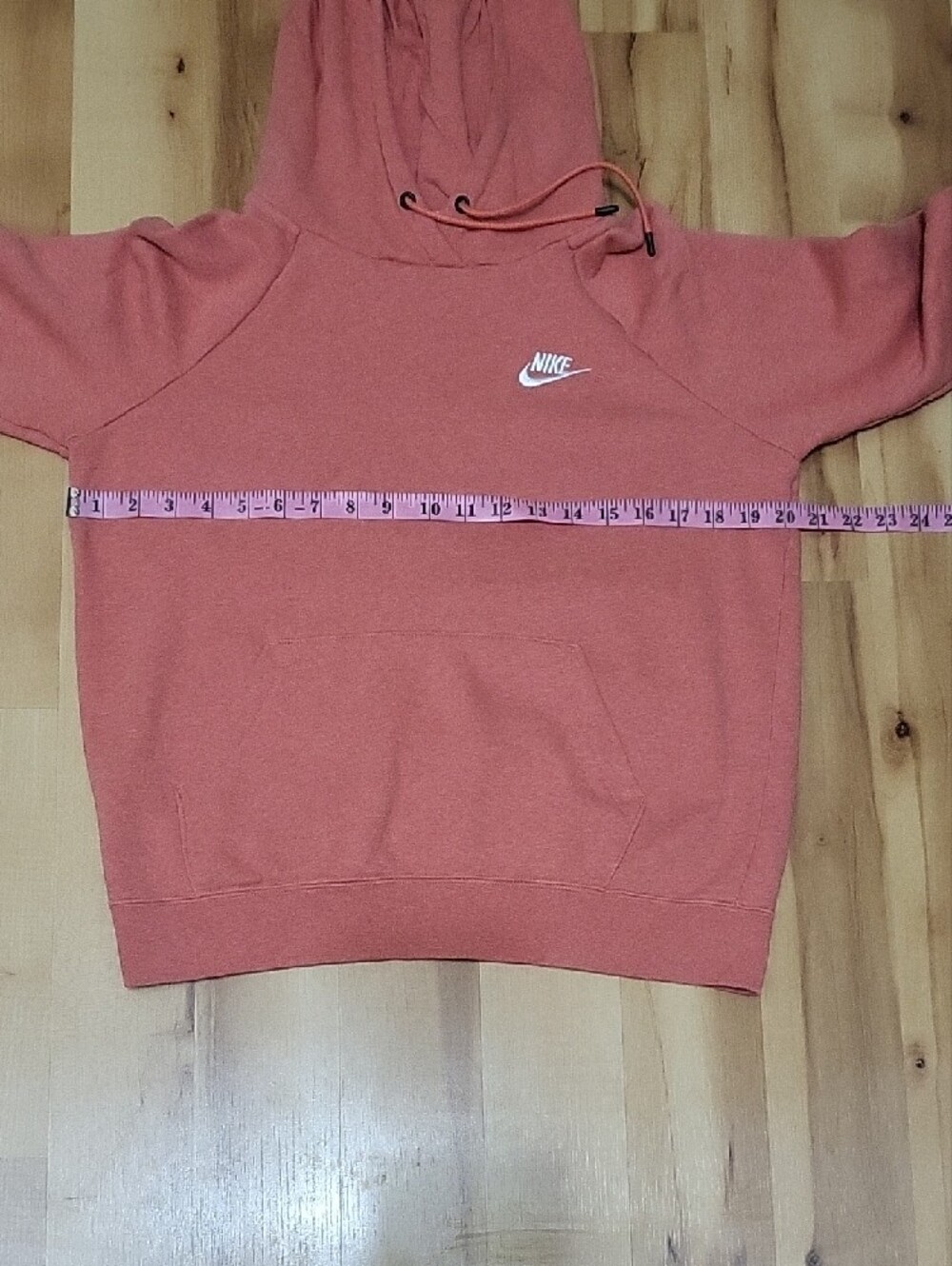 Nike Dusty Rose Pullover Hoodie Women's Small Cotton Blend Sweatshirt - Picture 11 of 14